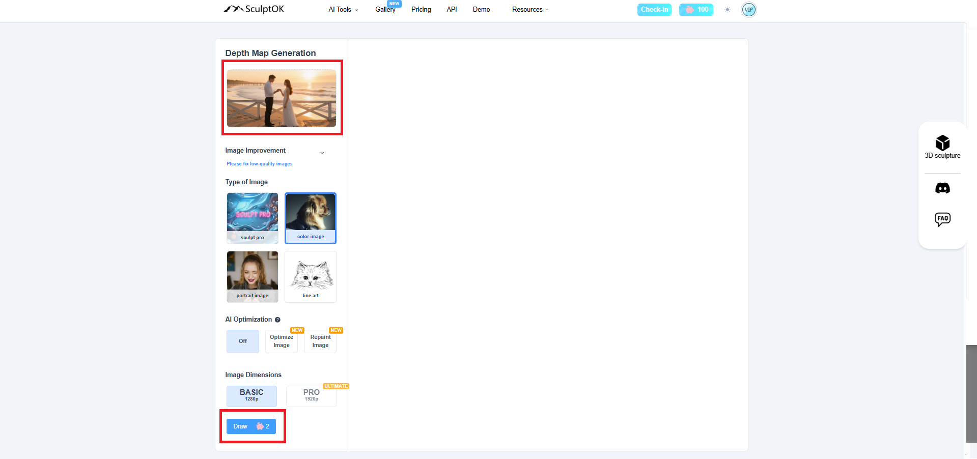 Upload and customize your image
