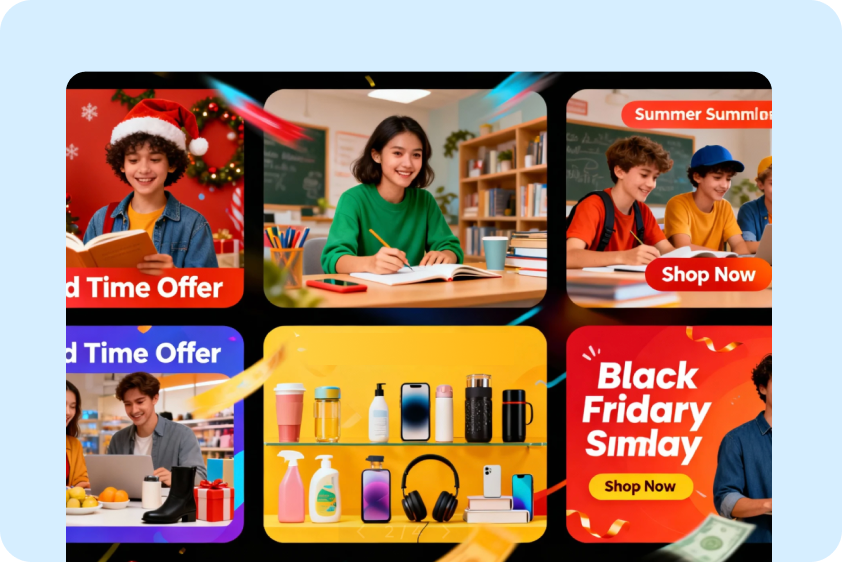 seasonal promo videos for retail brands