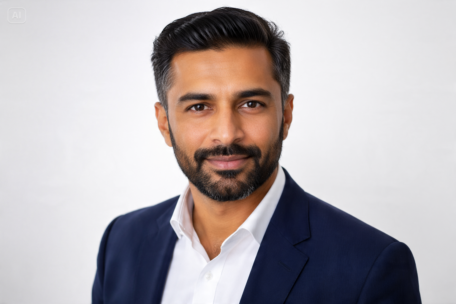 Clean Corporate Headshot Studio Lighting