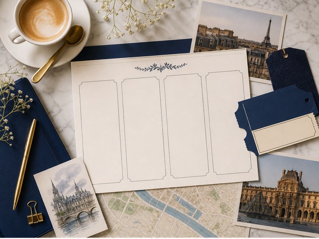 Travel Itinerary Template prompt example 1 - Paris weekend itinerary