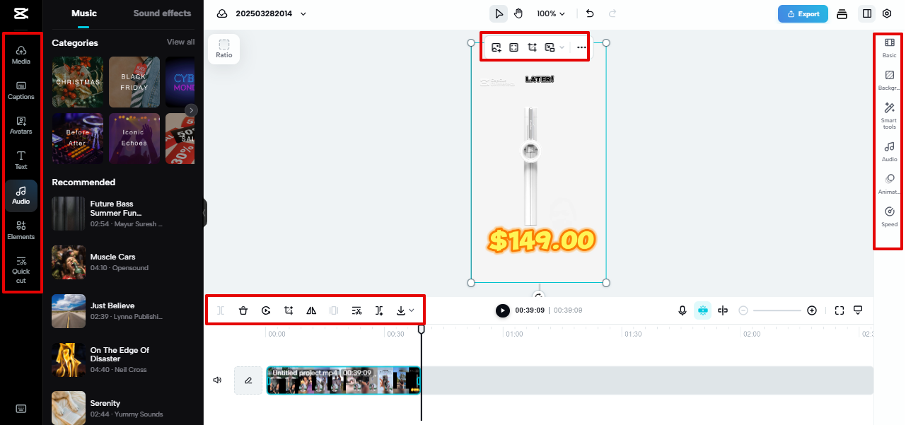 Pippit video editor