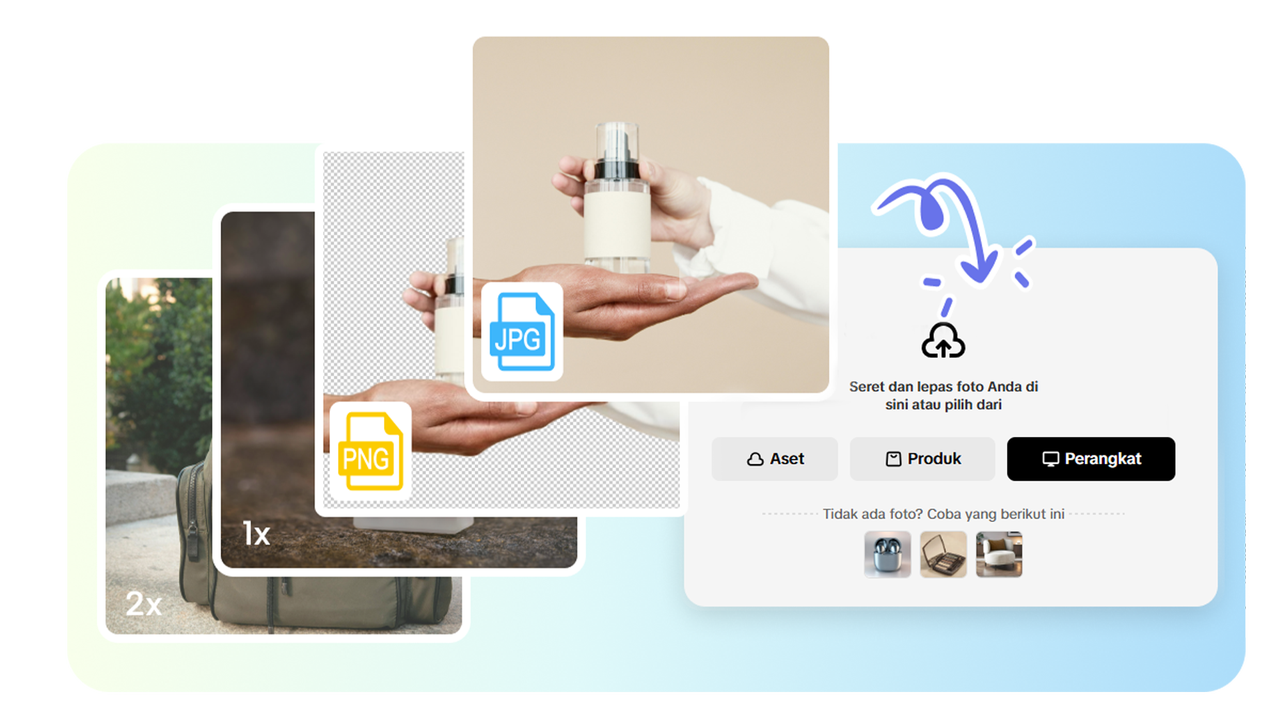 Seamless upload images with compatible formats
