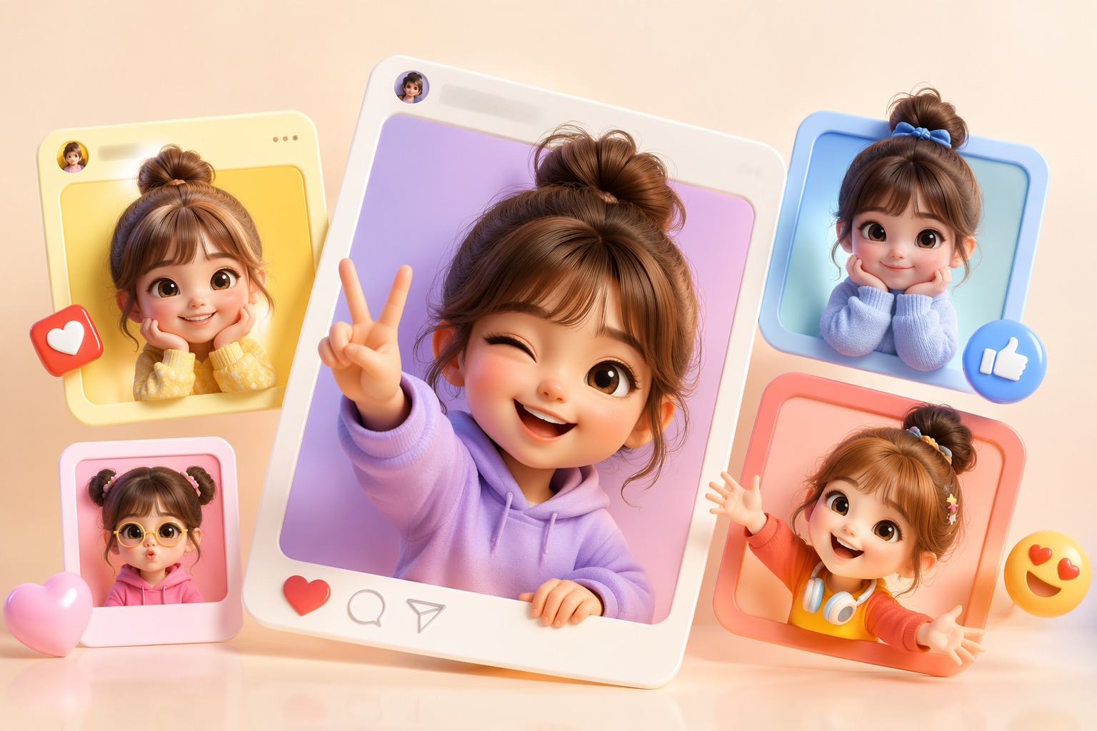 Mini Me AI marketing visual output preview