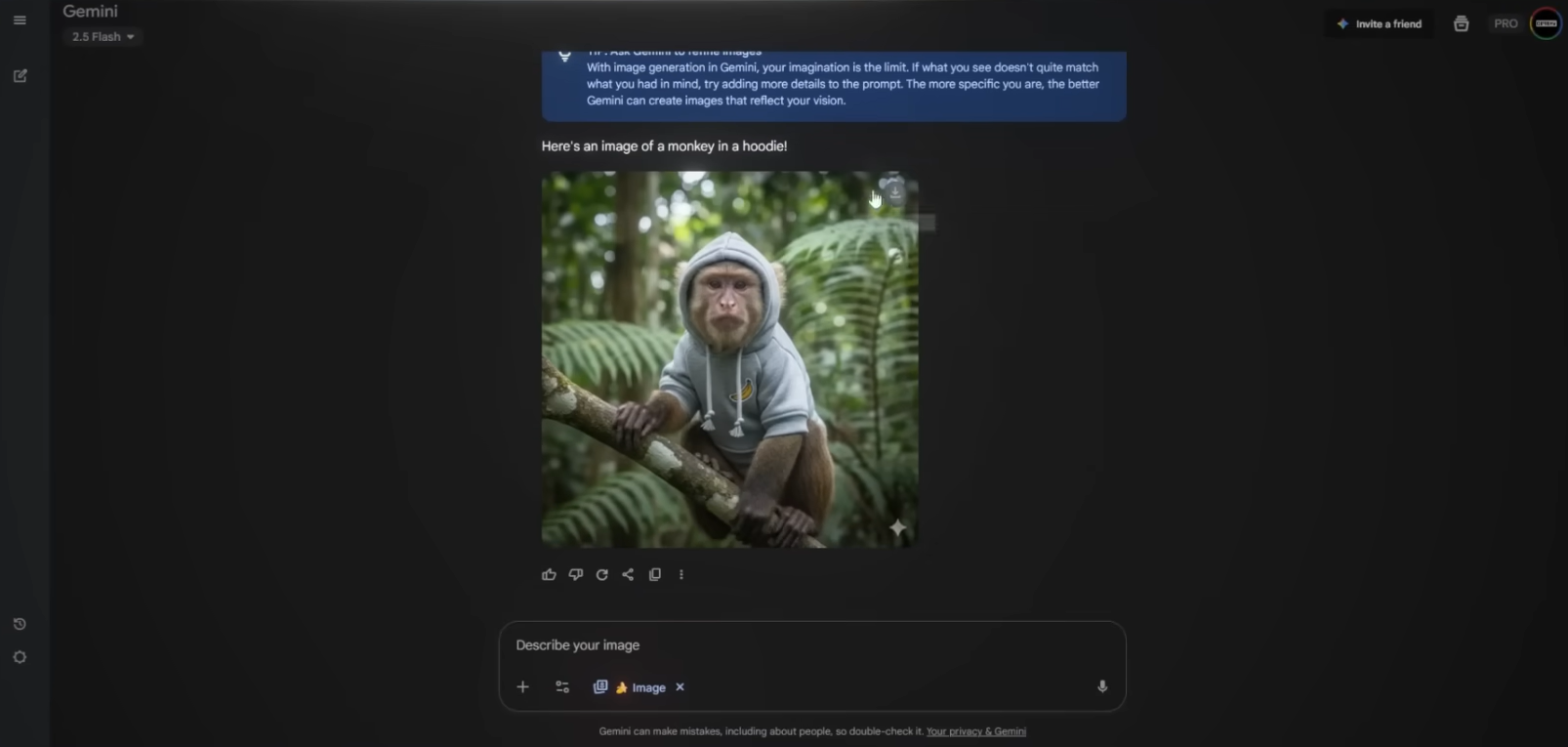 Using Nano Banana to generate images