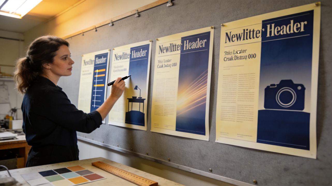 Newsletter Header Design: Building Visual Identity for a Recurring Content Series