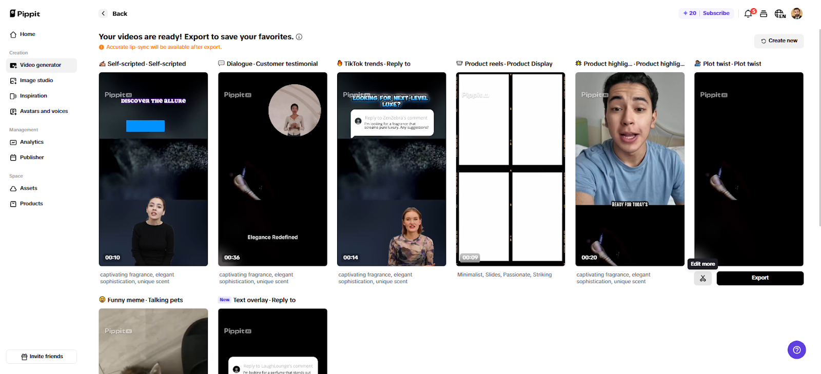 Watch AI make your product video