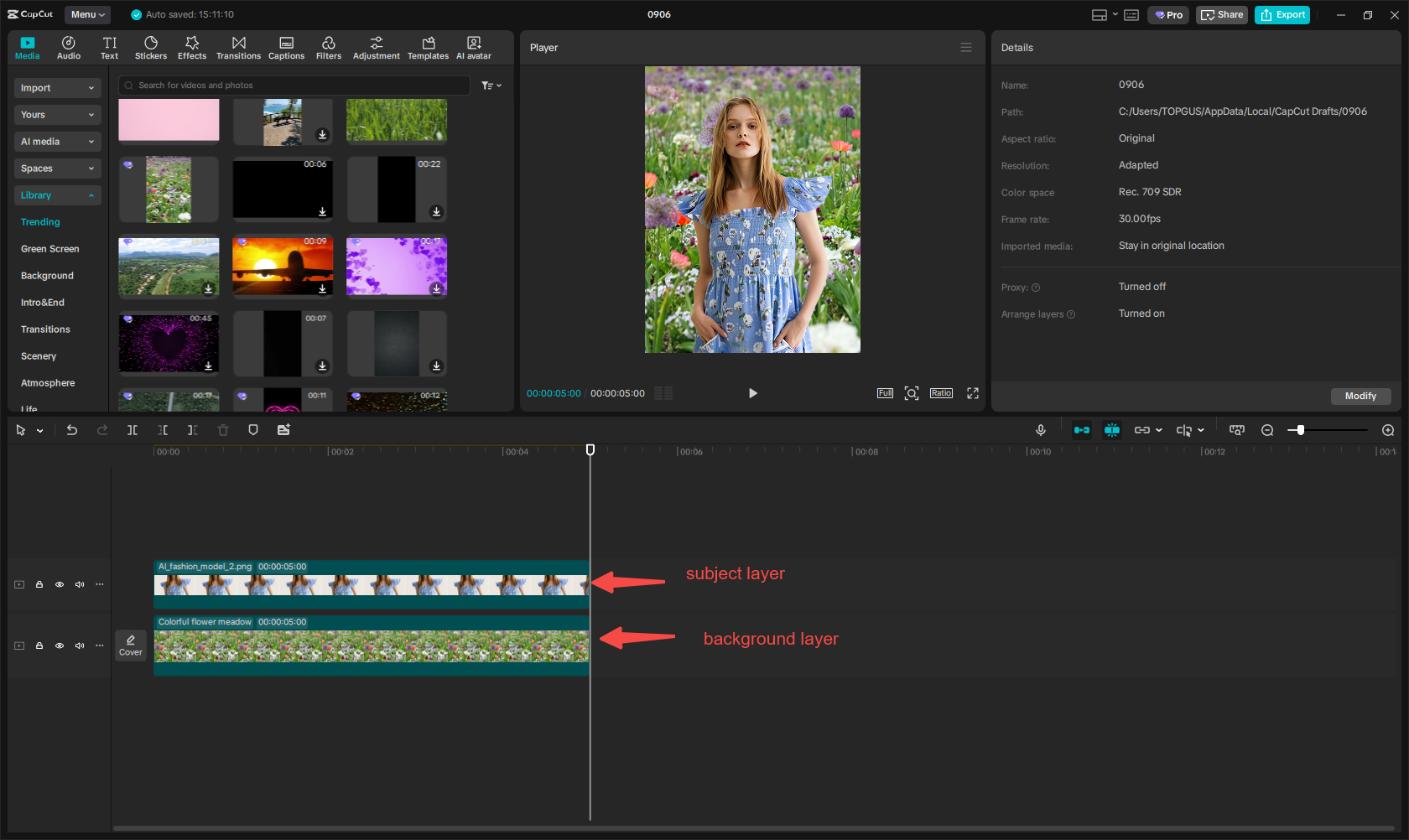 Add a new background