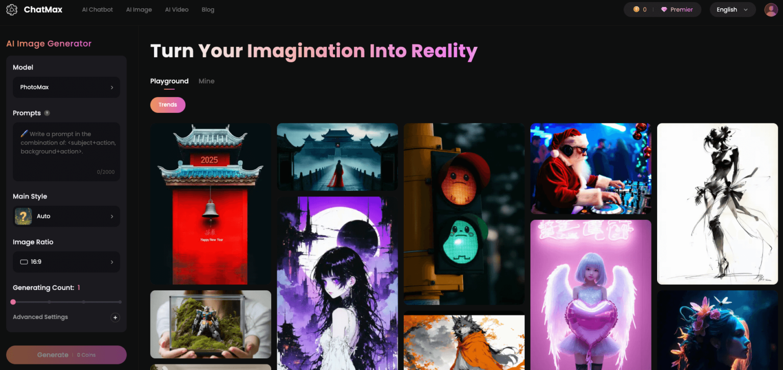 ChatMax - the free AI wallpaper generator