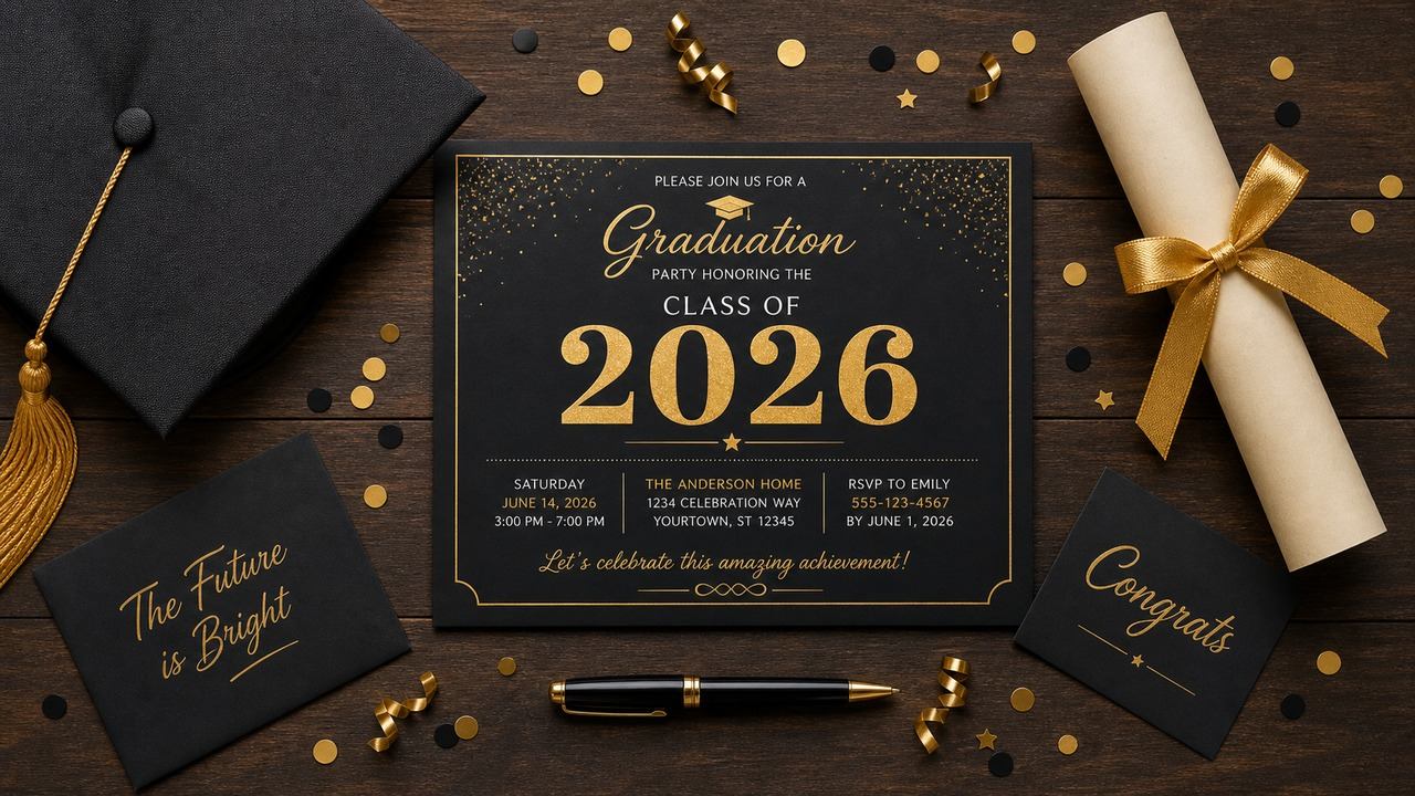 Graduation Party 2026 prompt result 1