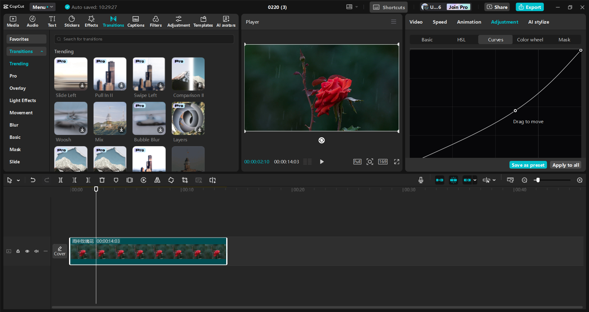 Schnittstelle des CapCut Desktop-Video-Editors - ein intuitives Werkzeug für interessante Videobearbeitungen