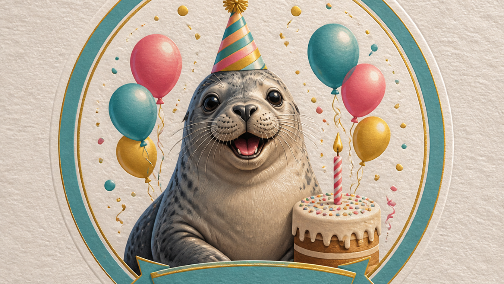 birthday seal design feature — Refine the final key frame