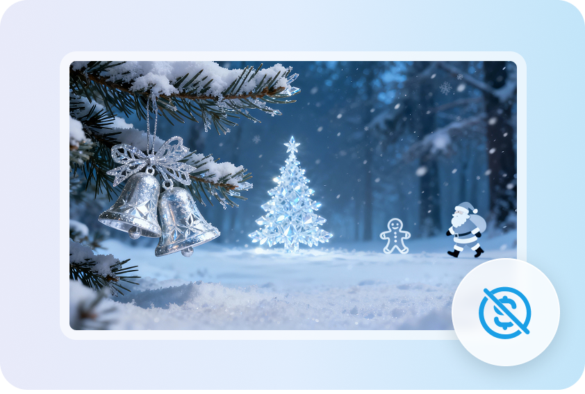 Create and download Christmas backgrounds for free