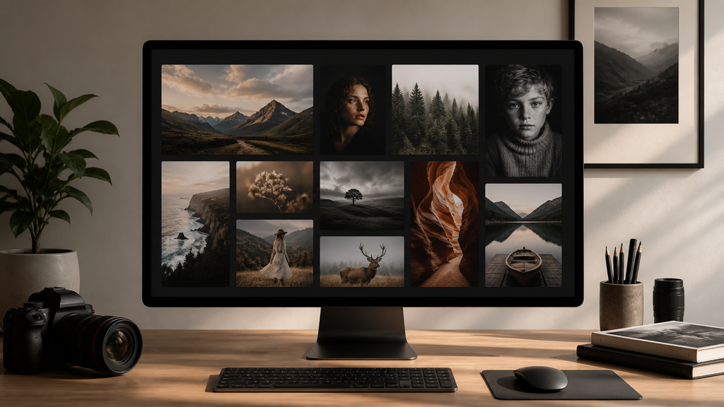 Photo Site Template original 16:9 cover visual