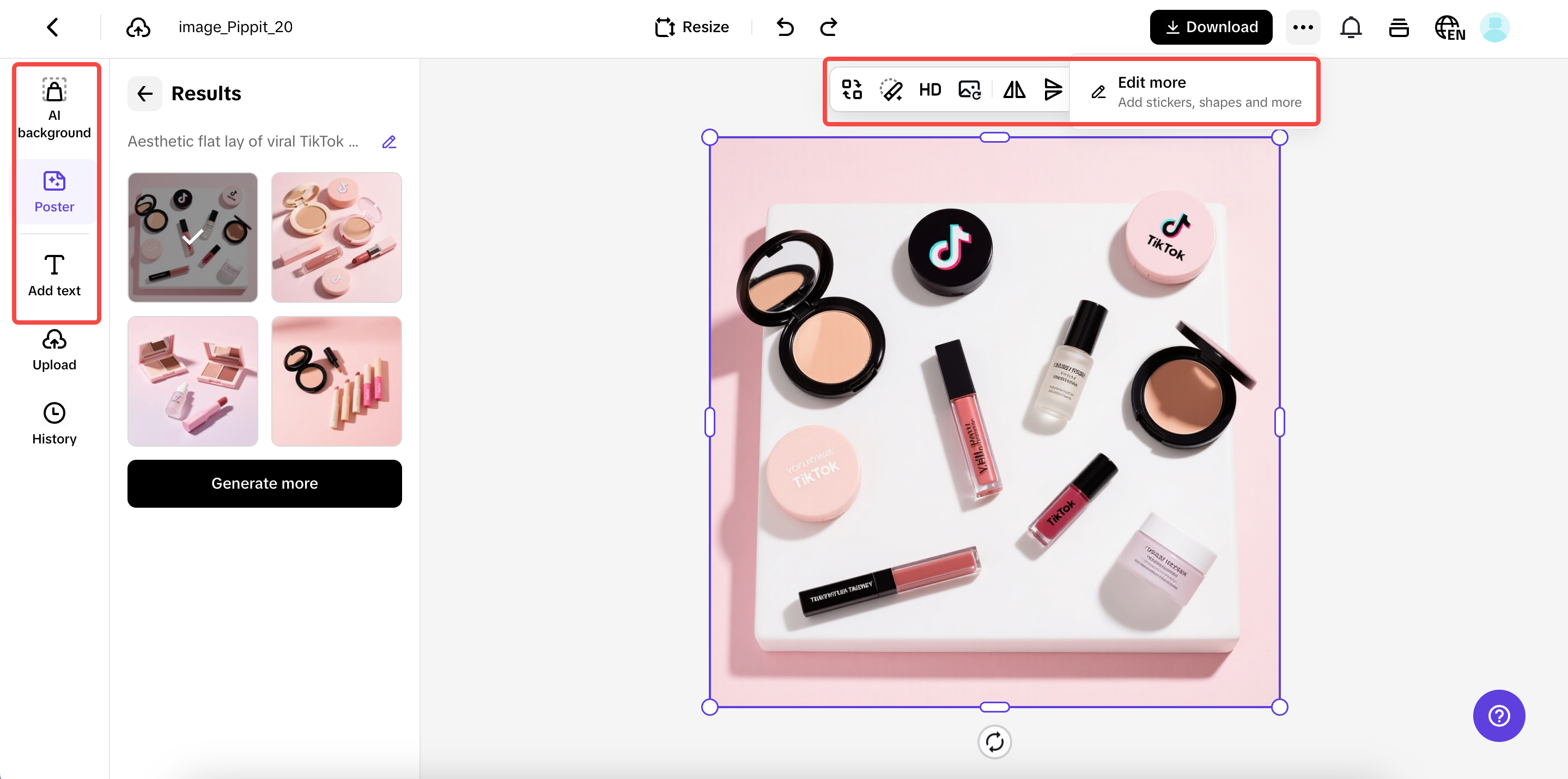 Customize your poster