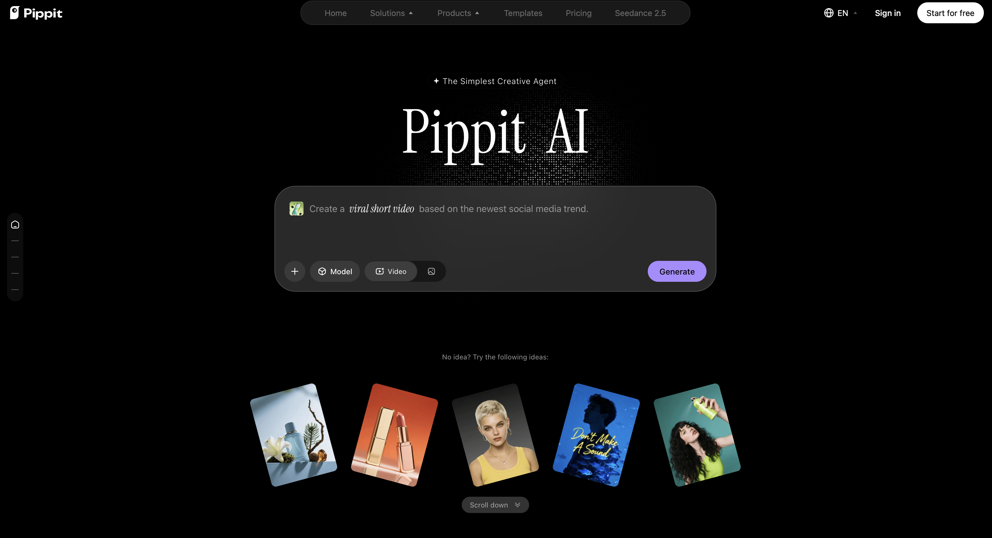Pippit AI Workspace