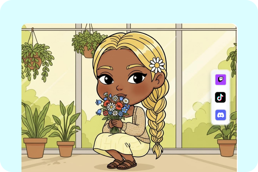  Generate expressive Bitmojis for Twitch, YouTube, or gaming avatars.