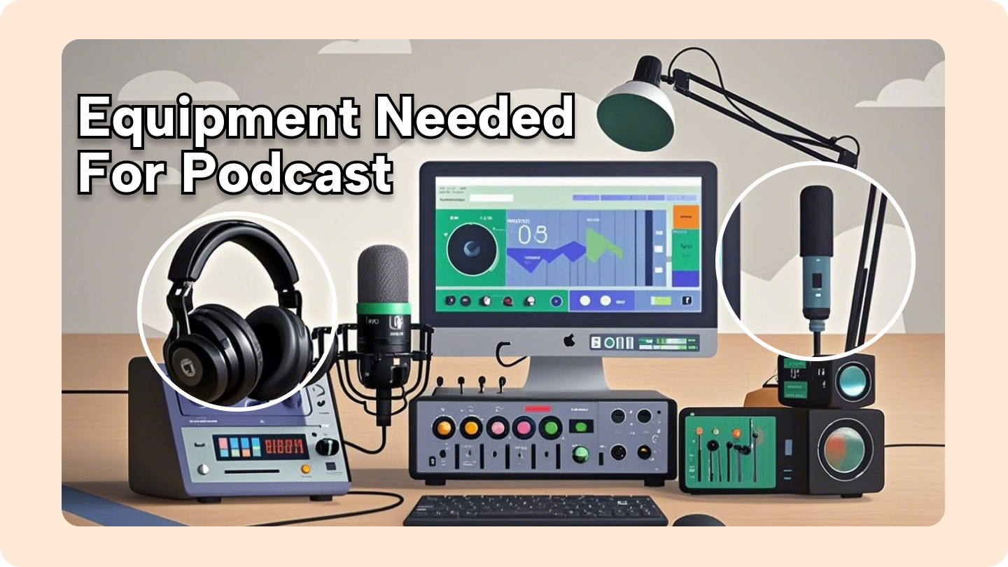 peralatan rakaman podcast