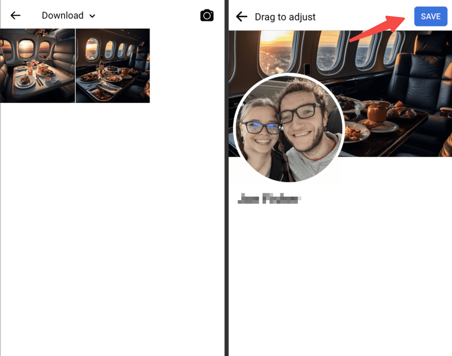 Showing how to update a cover photo on Facebook page