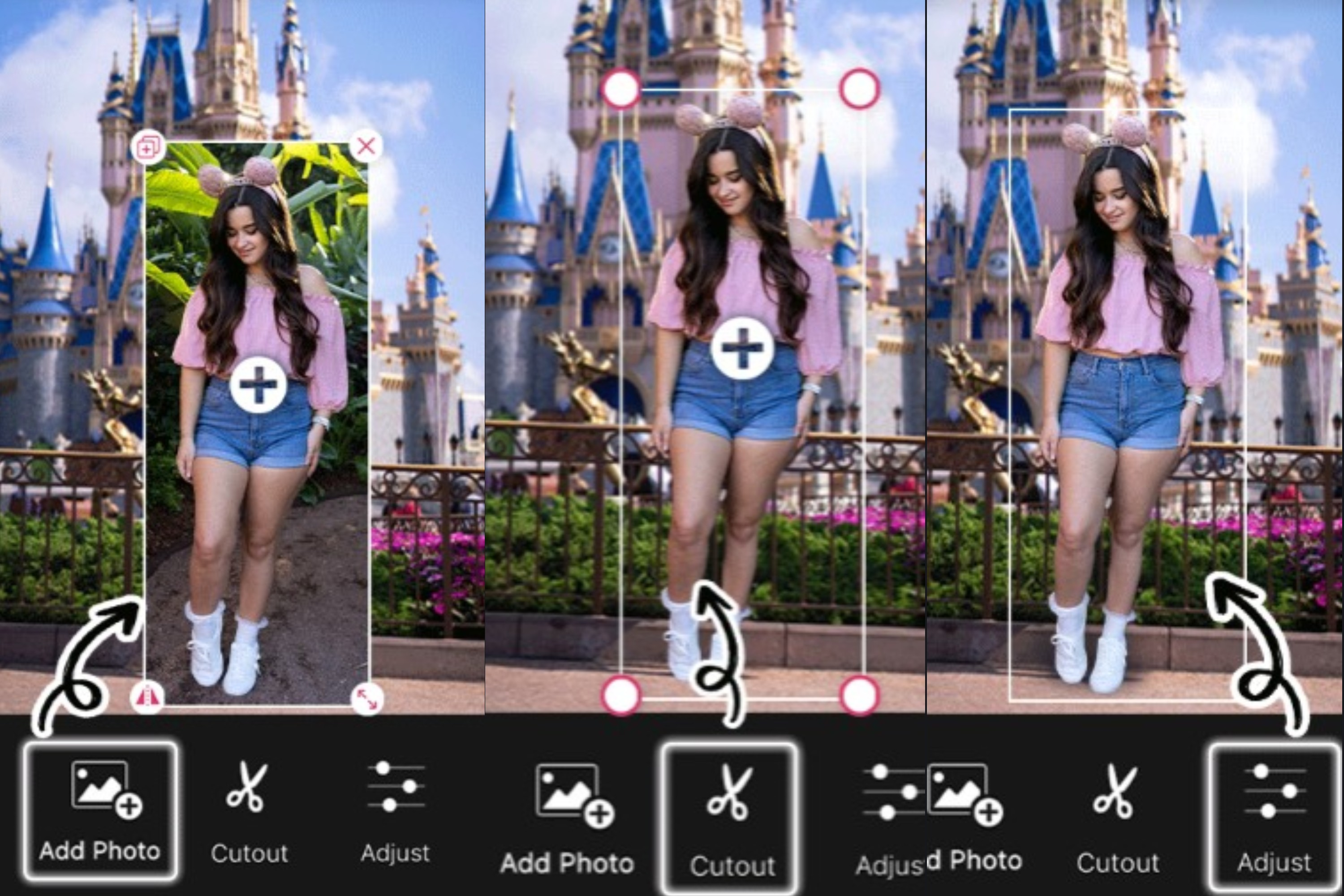 YouCam Perfect - add a person to a photo