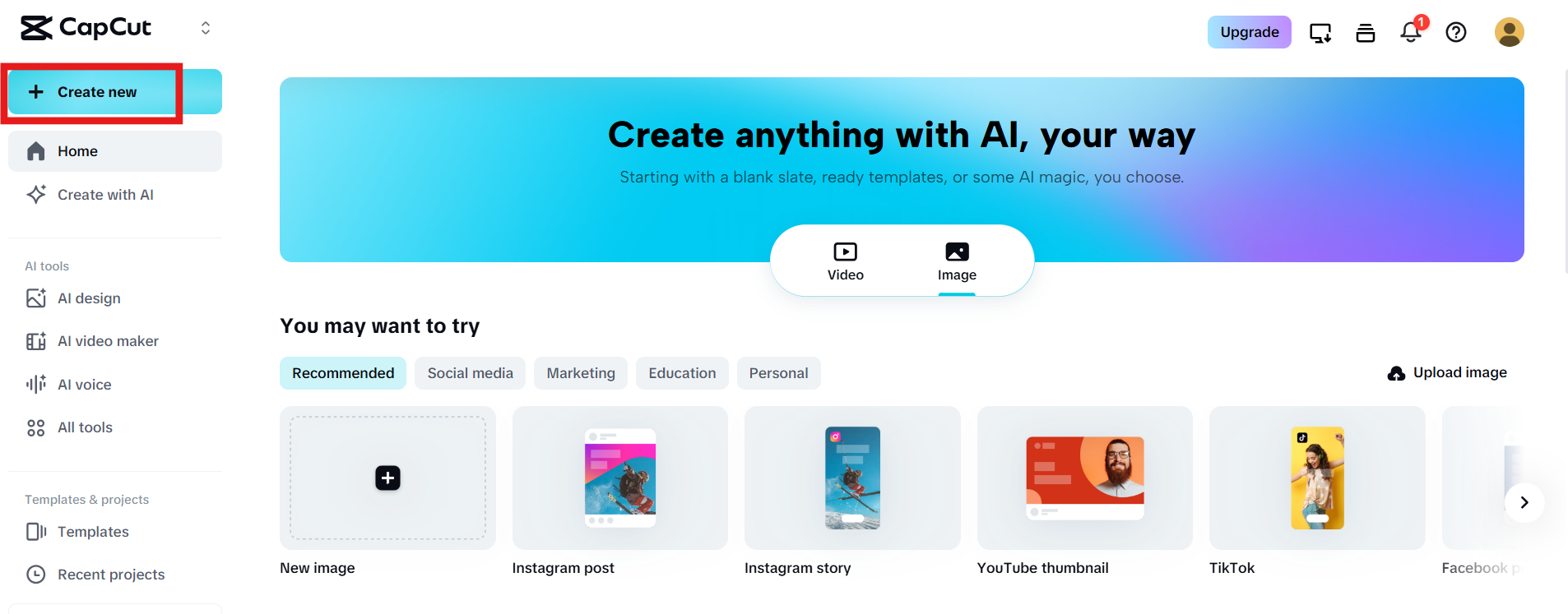 Create your mood board with CapCut