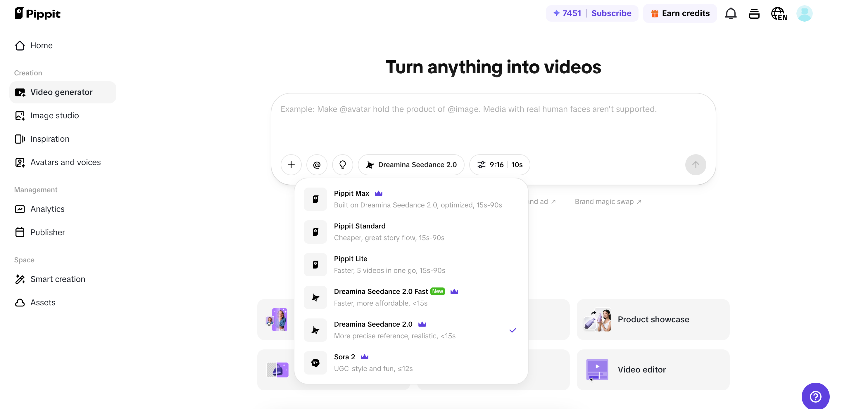 Choose Dreamina Seedance 2.0