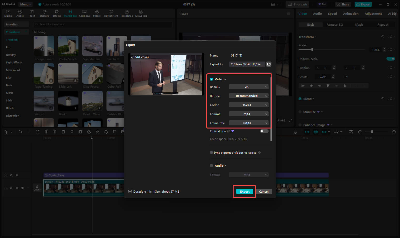 I-export at ibahagi ang iyong nilalaman