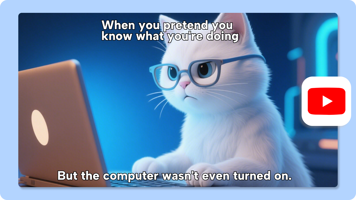 Meme para video de YouTube