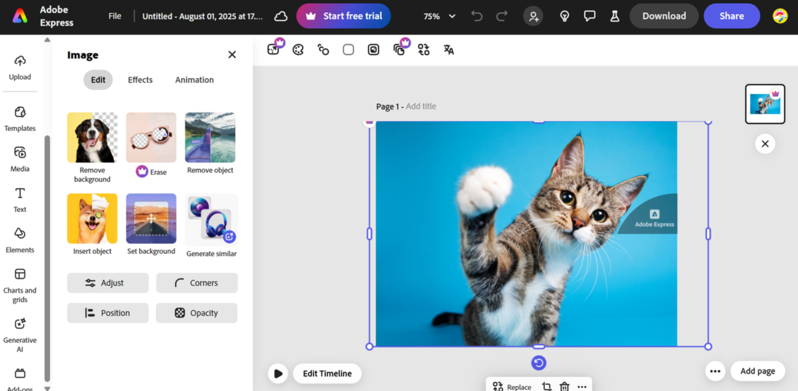 Adobe Express - the best tool to convert pics to GIFs
