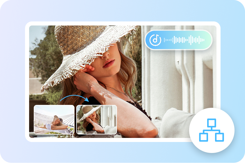 Music for smoother scene flow.