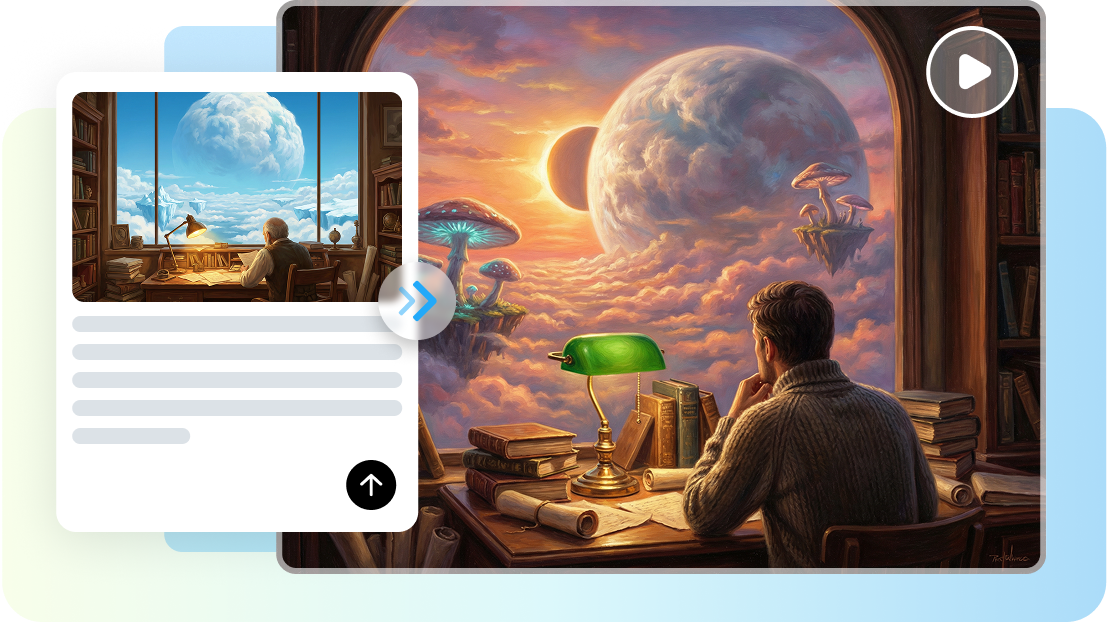 Multi-modal references for creation