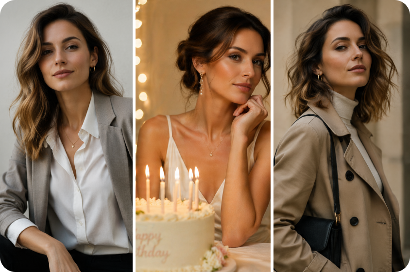 Prova diversi look senza uno studio
