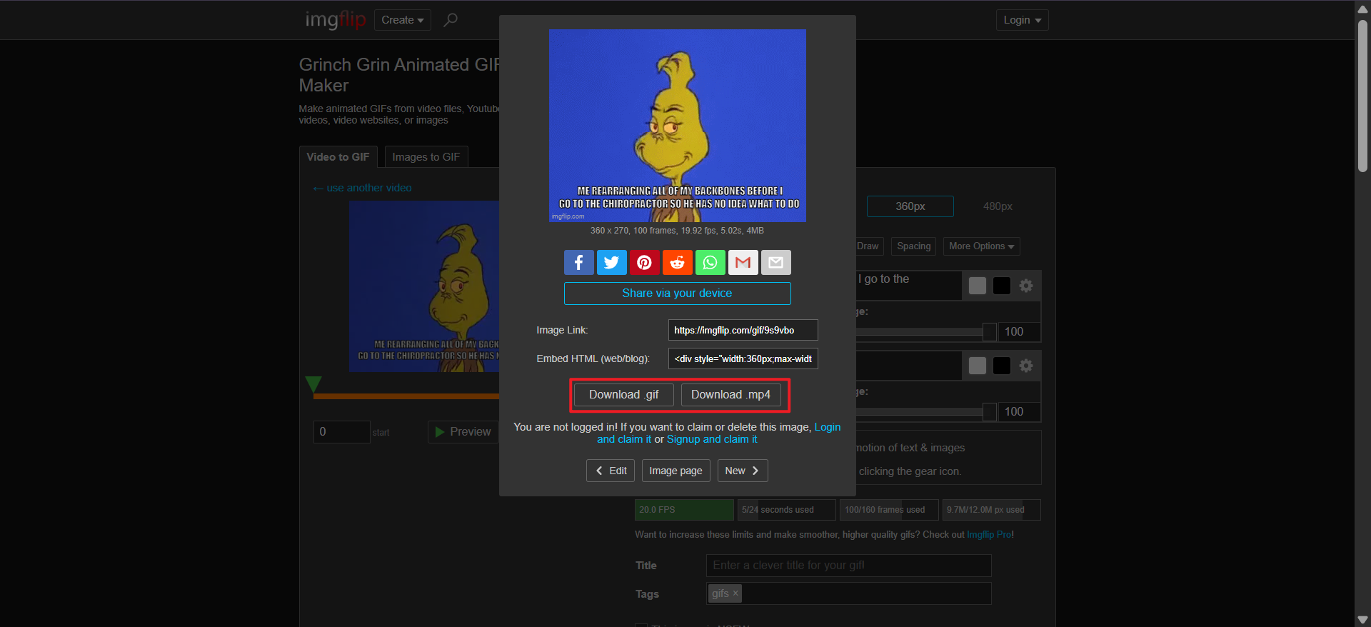 Meme-Video erstellen