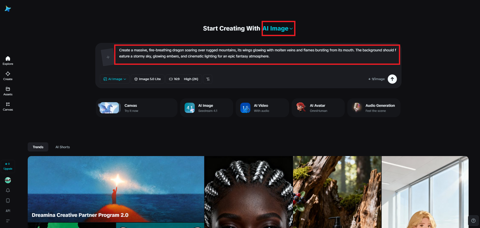 Write a clear and descriptive prompt