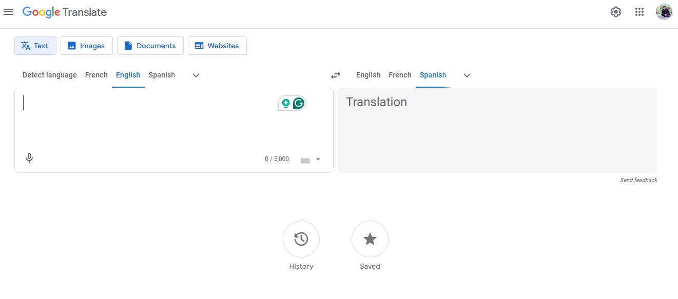 Google translate