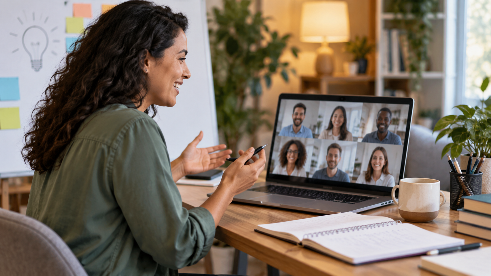 Exemplo de atividade de grupo virtual