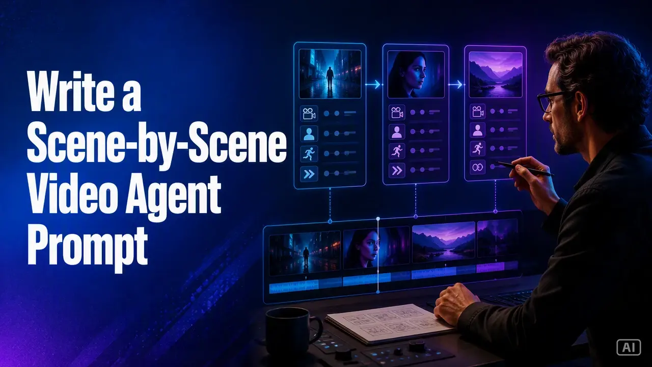 Editorial cover for Write a Scene-by-Scene Video Agent Prompt
