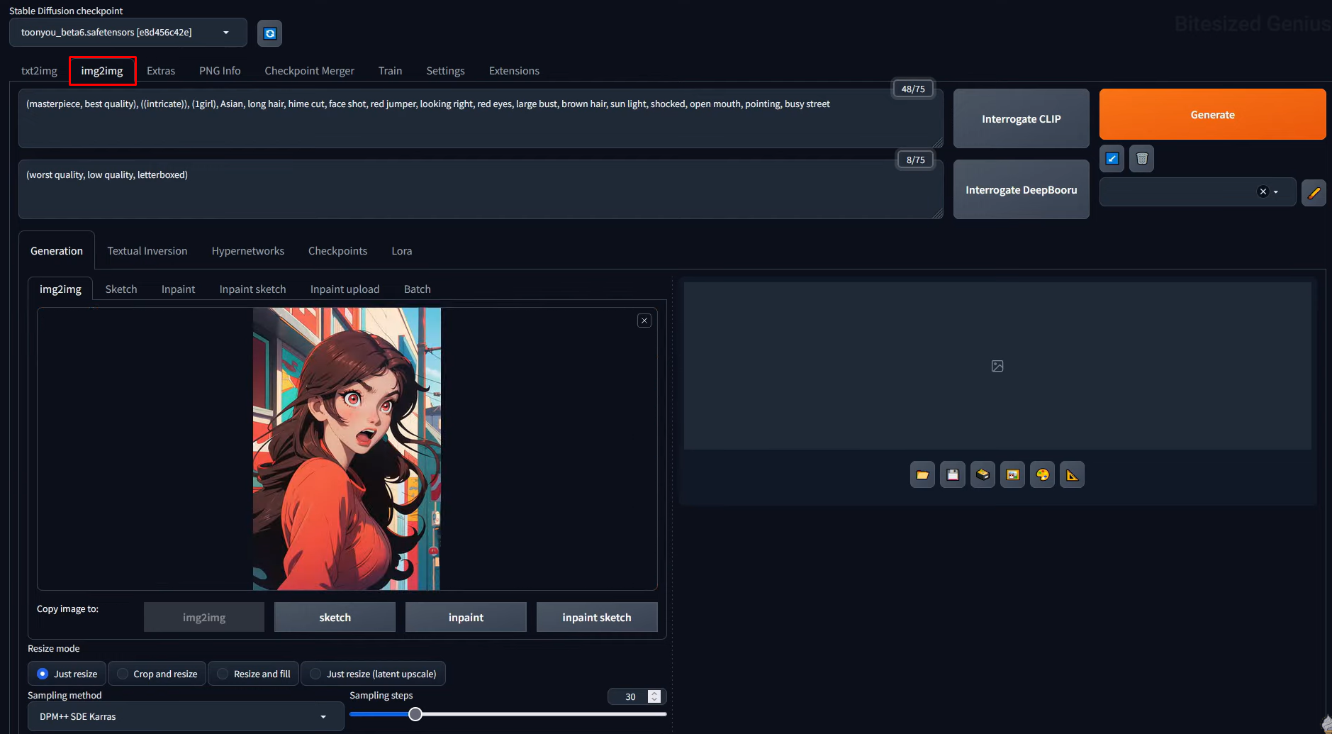 Uploading an image to Stable Diffusion