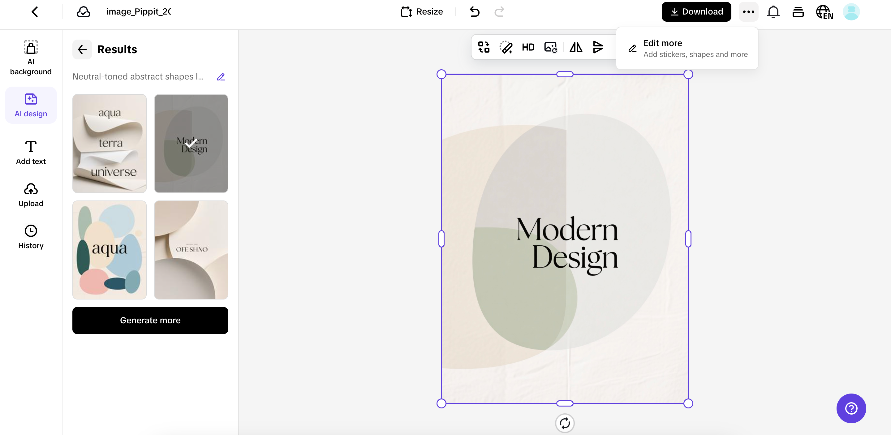 Personalize e edite sua capa.