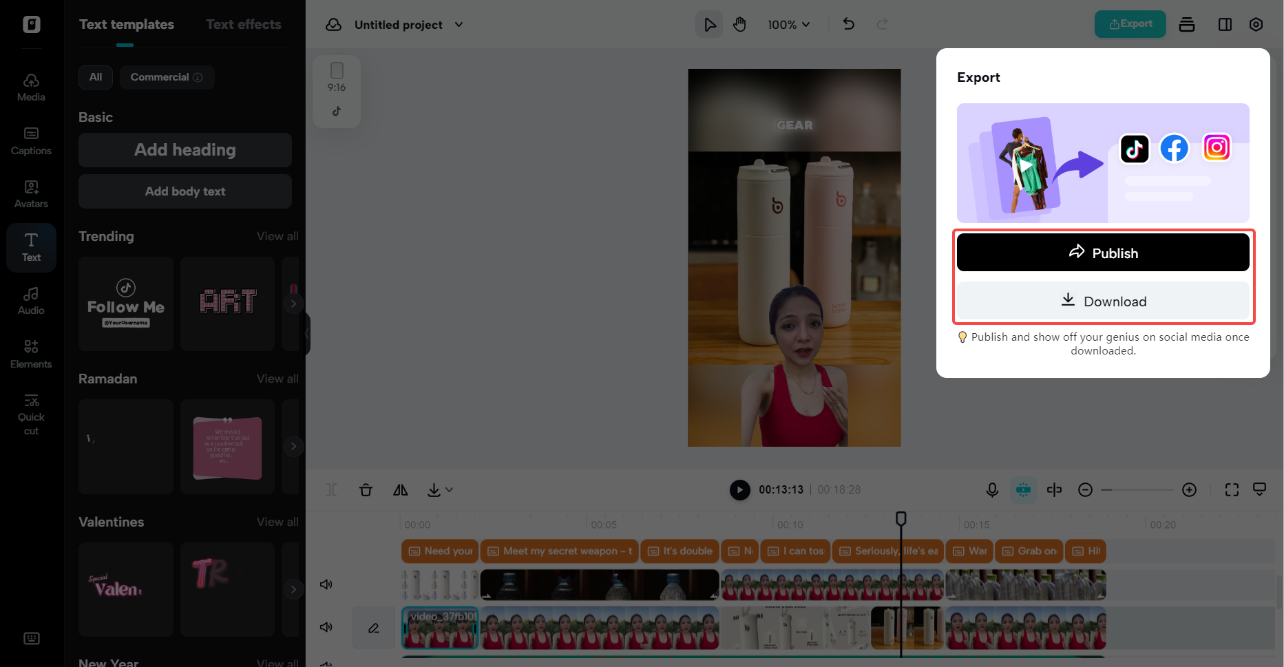 I-edit ang iyong video