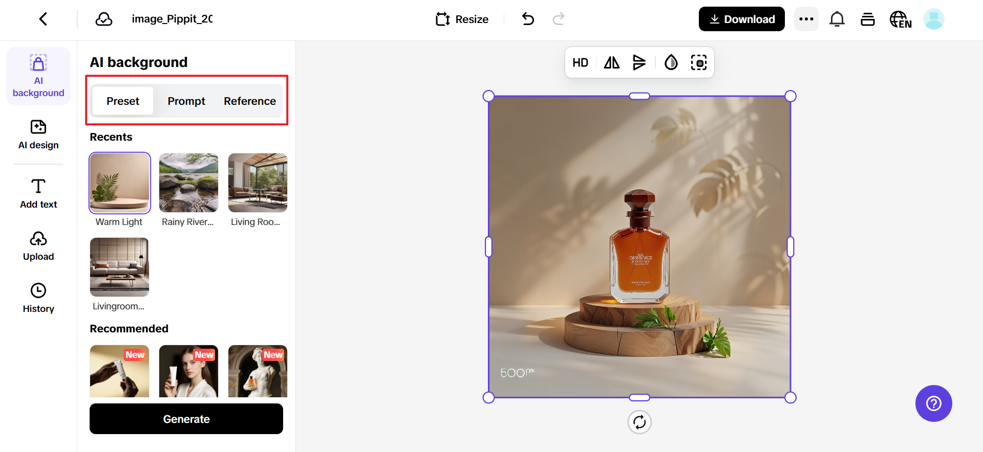 Personalize your background
