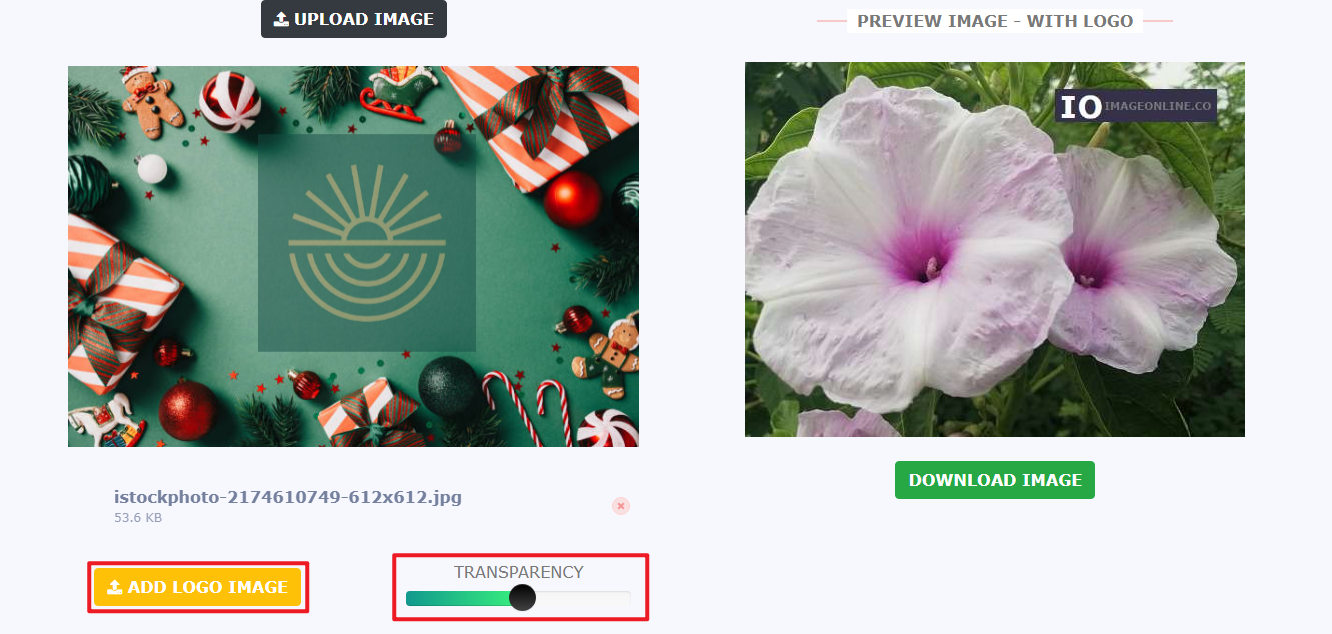 add logo to image online for free