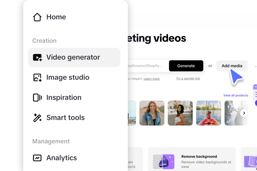Upload product information