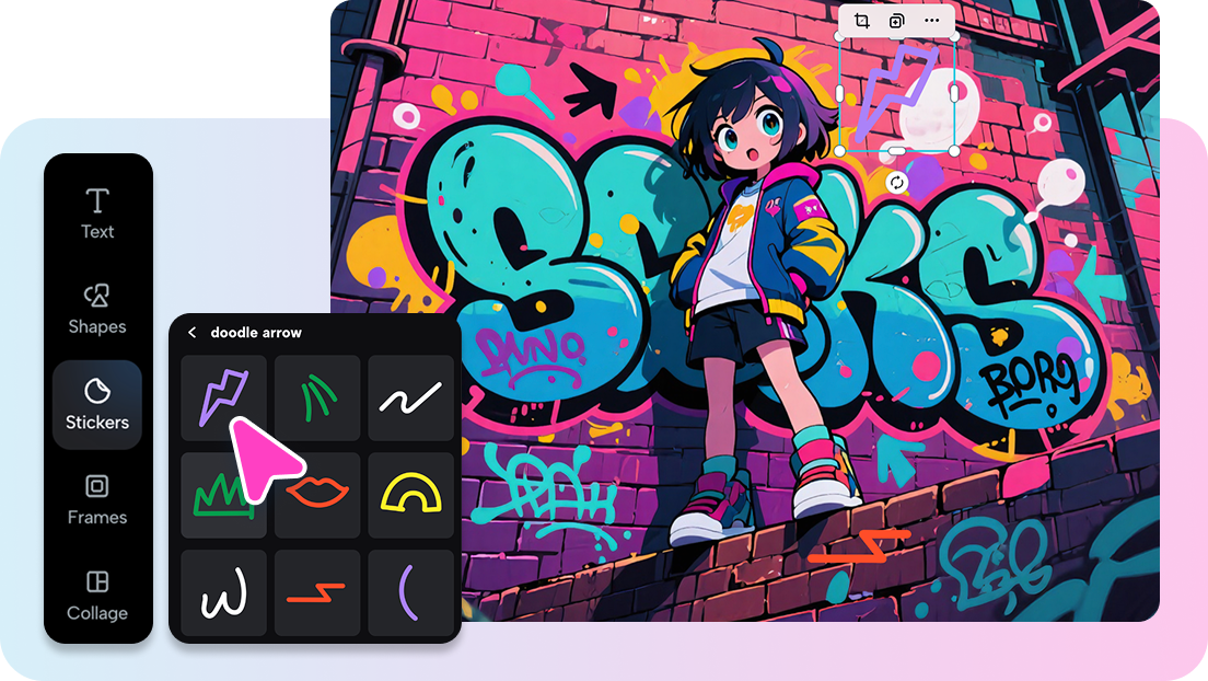 Flexible doodle creation tools