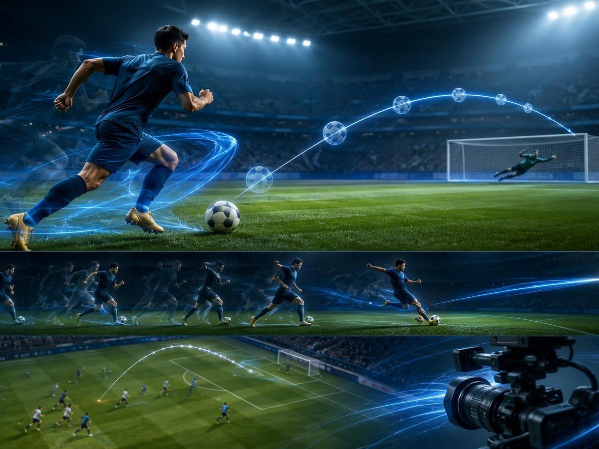 Fußball Bewegung Übertragung AI prompt Abdeckung 3 in 4: 3