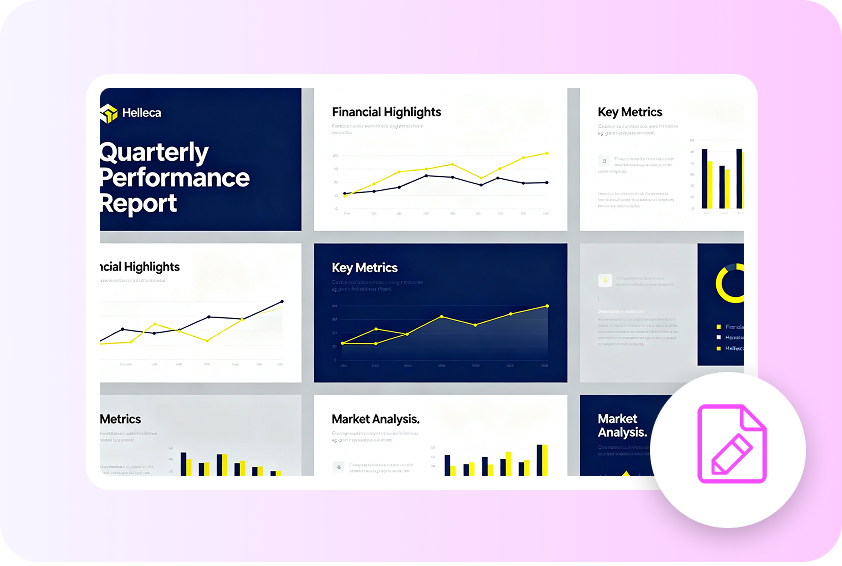 Suits for all business reports