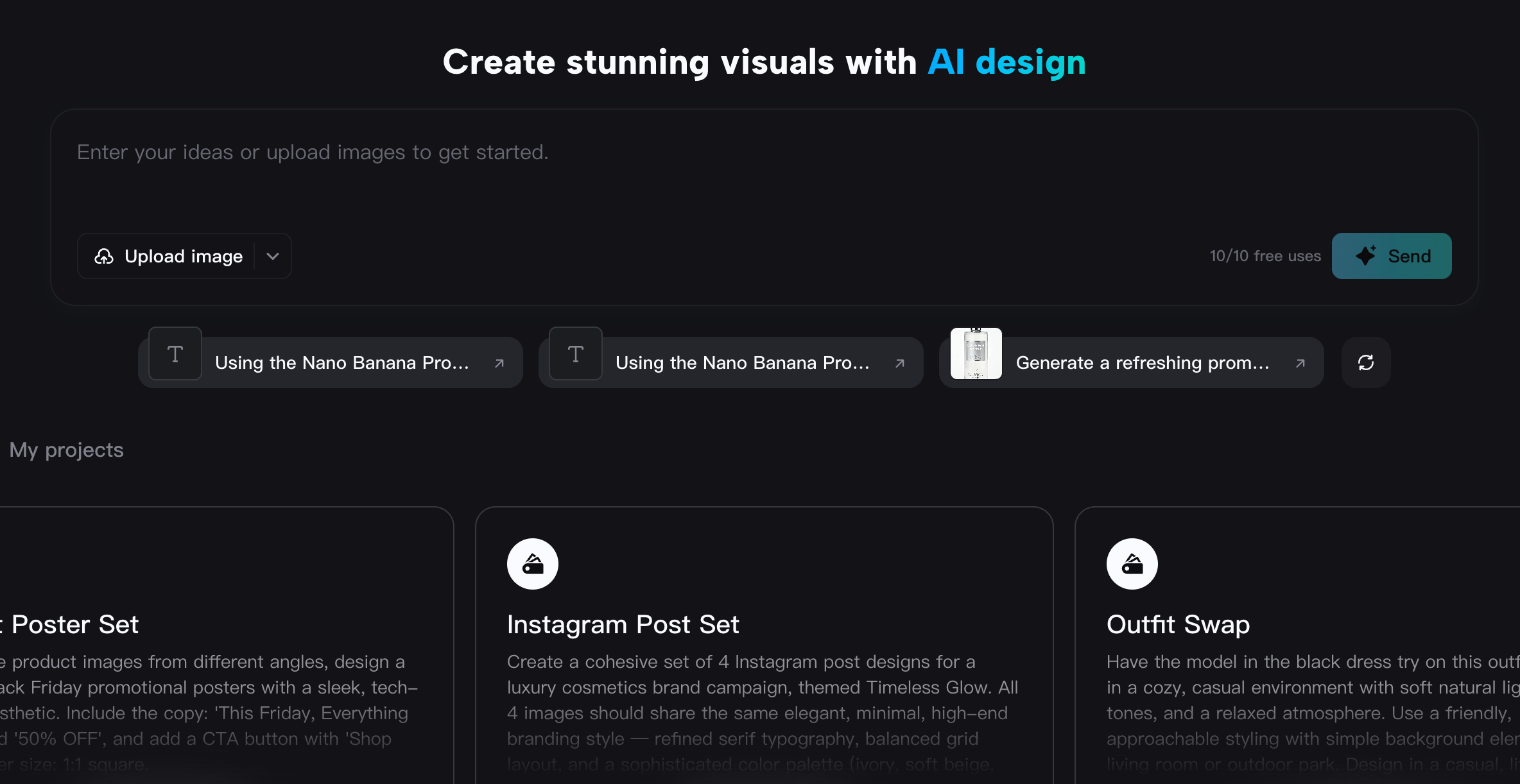 CapCut AI design