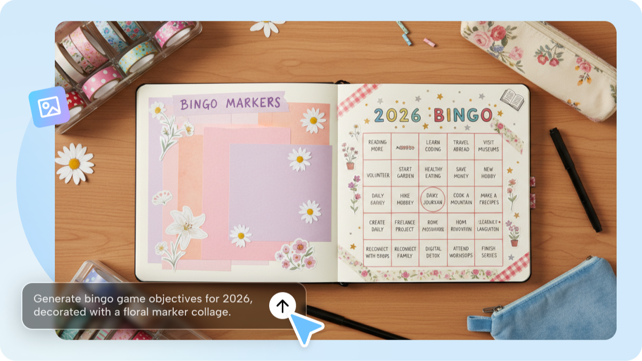 Hasilkan kartu bingo acak dengan satu klik