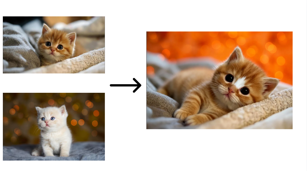 Smart image blending