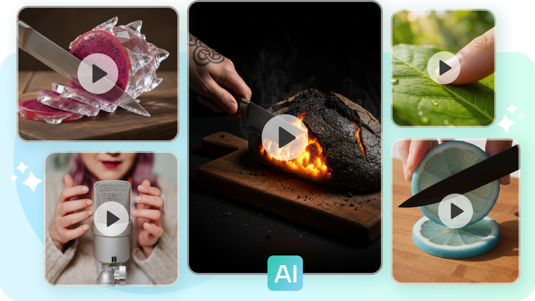 Ferramenta personalizada para vídeos de ASMR com IA