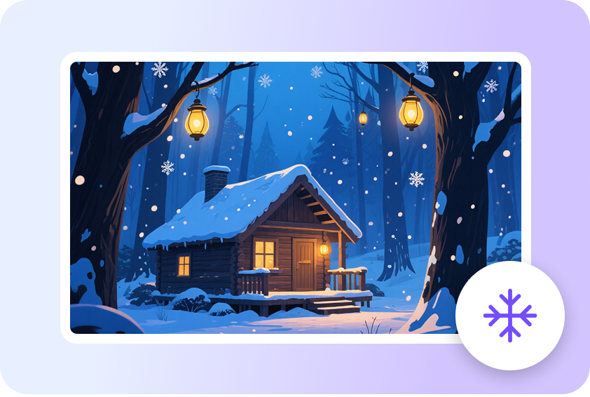 Design your perfect snowy scene